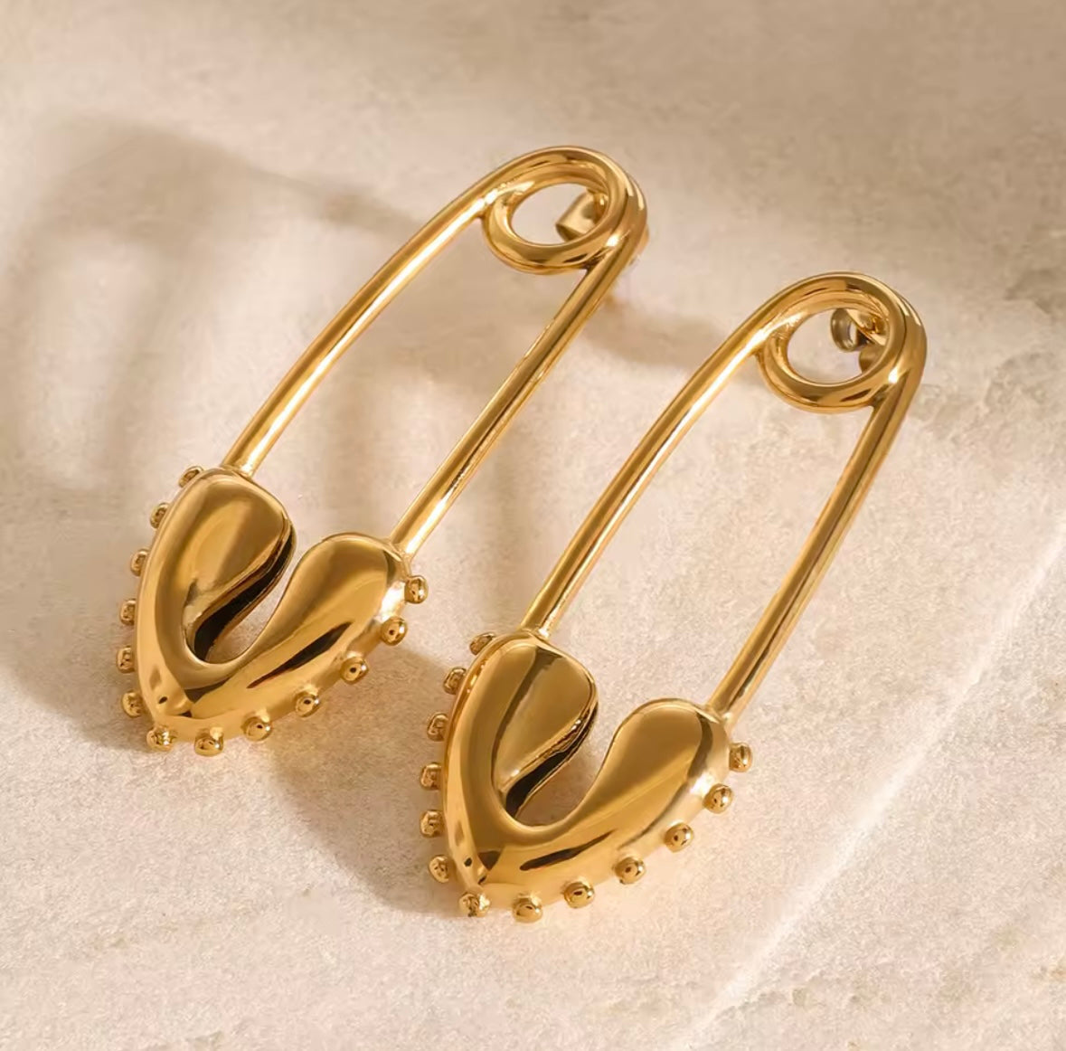 pinned earrings