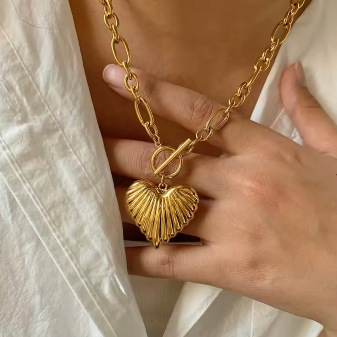 locked necklace