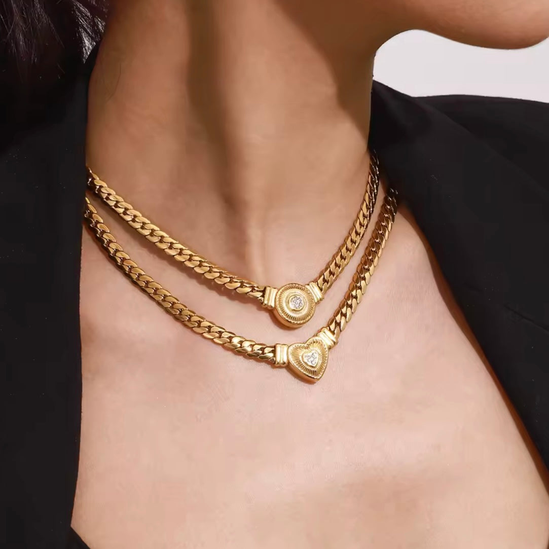 chained necklace