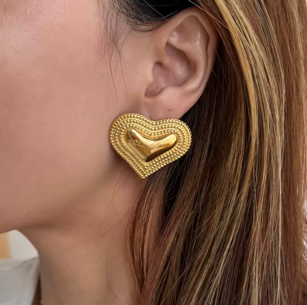 gilded earrings