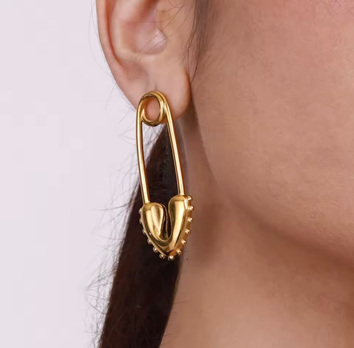 pinned earrings