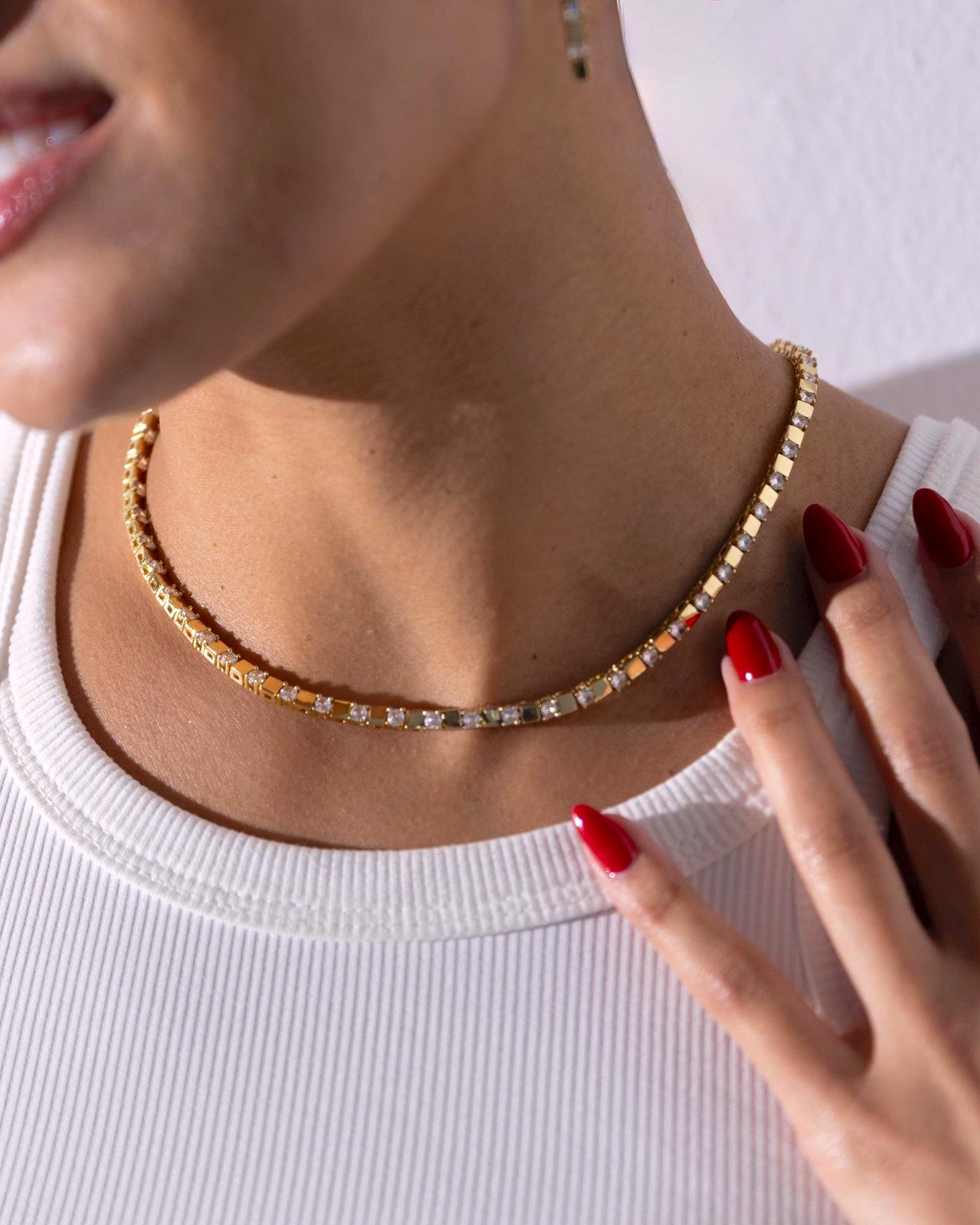 cubed necklace