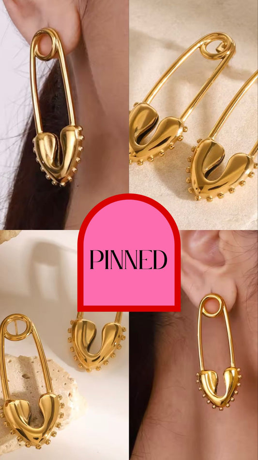 pinned earrings