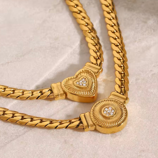 chained necklace