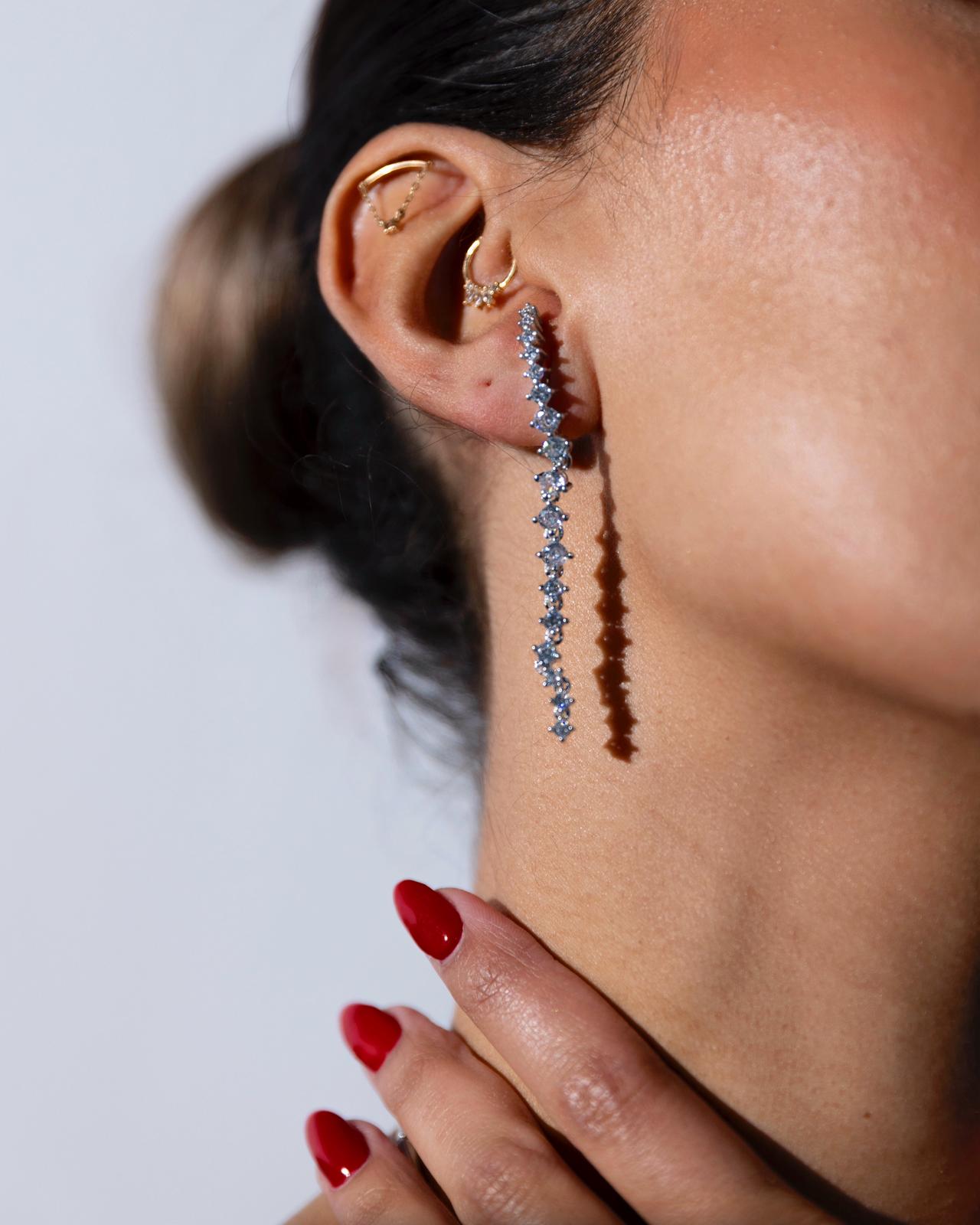 clash dangling earring