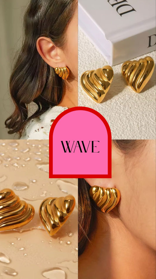 wave earrings