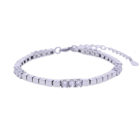 Cube Tennis Bracelet