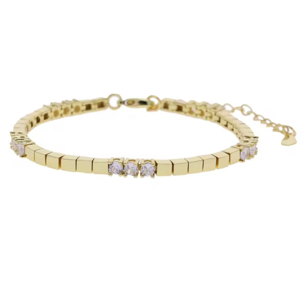 cube tennis bracelet
