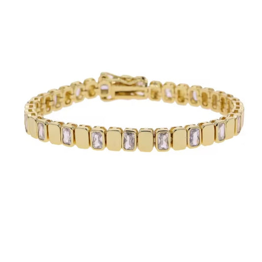 crushed tennis bracelet